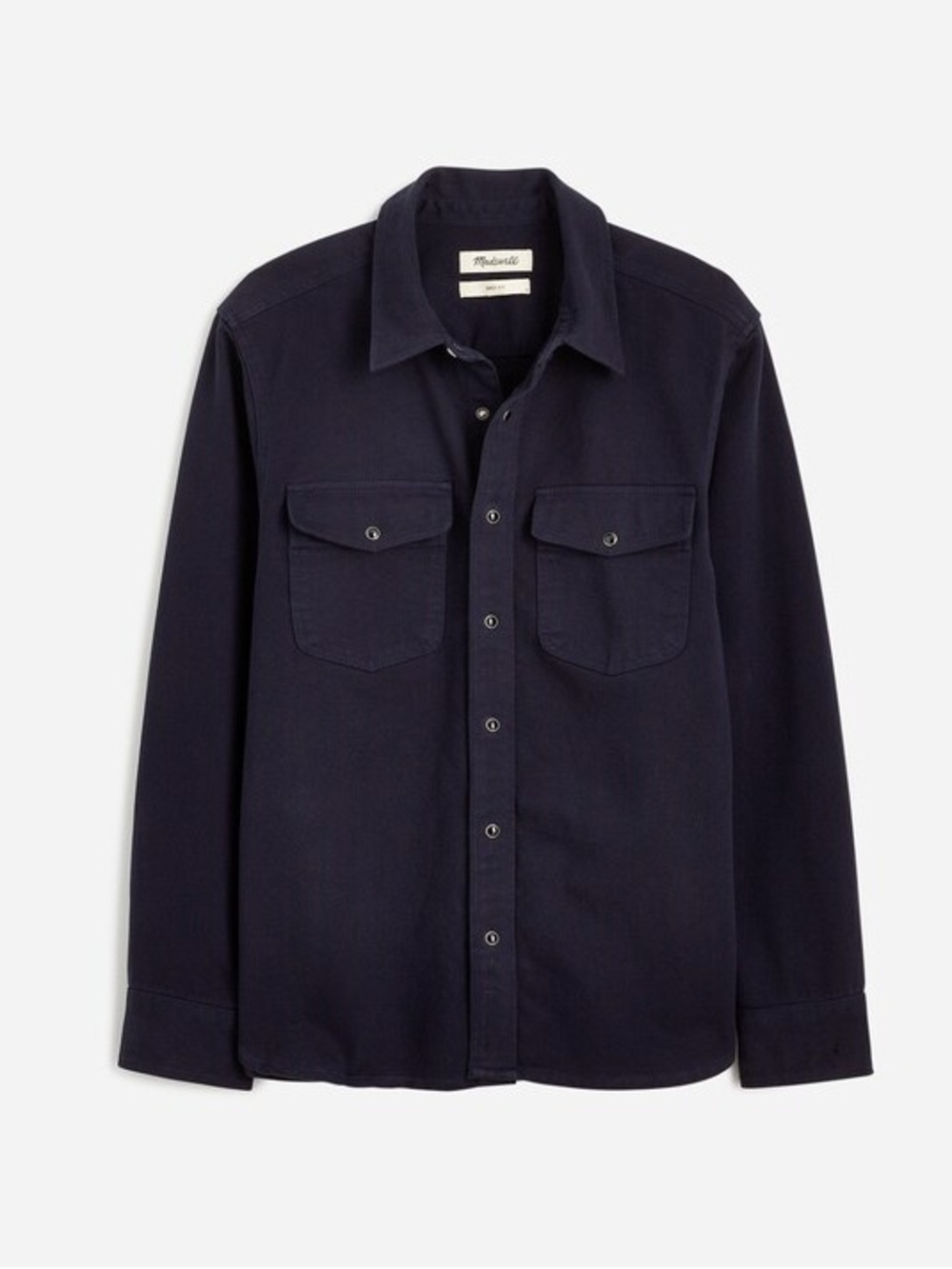 Madewell Men’s Western Shirt Button Up 100% Cotton Deep Indigo XL NWT New - Picture 3 of 10